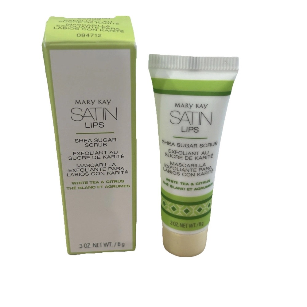 Mary Kay Satin Lips White Tea & Citrus Shea Sugar Scrub 094712